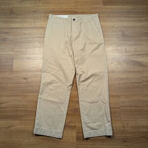 Billy Reid Khaki Chino Pants 34x27 Beige Cotton Straight Fit Business Casual